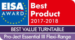EISA Award Logo Pro Ject Essential III Flexi Range 300x162